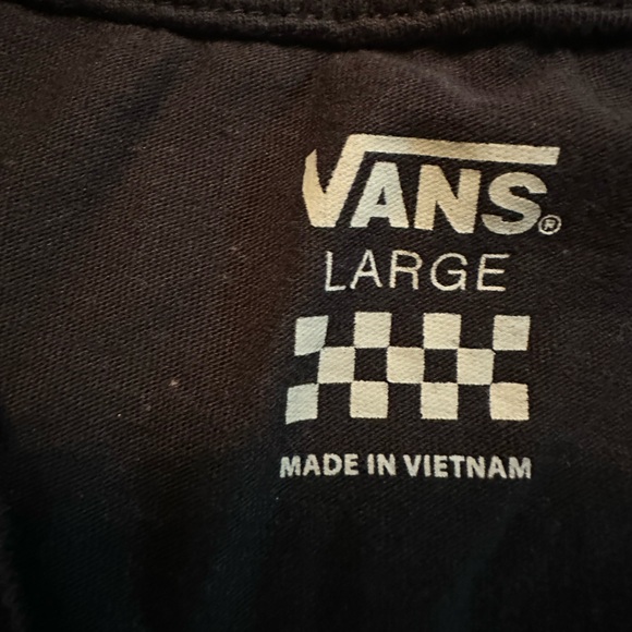 Vans Black and Pink Cropped long sleeve t-shirt - Picture 6 of 9